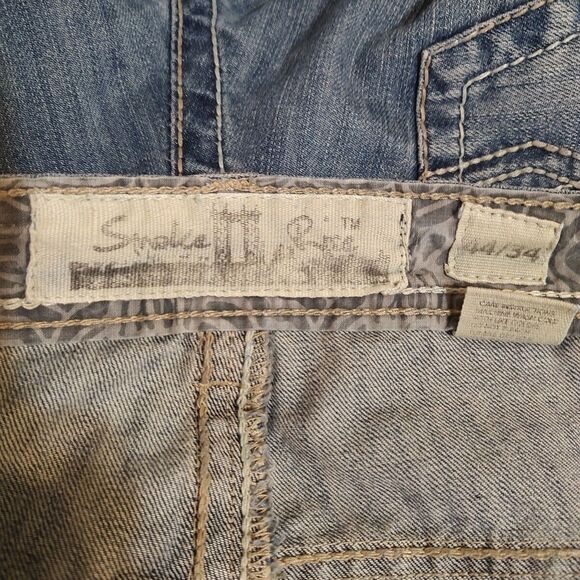 SMOKE RISE DNM, Men's Distressed Straight Leg Denim Jeans, size 44X34 EUC - Picture 11 of 13